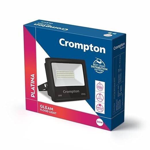 Crompton Gleam Neo LED Flood Light 50W Cool Day Light | Pack of 1 