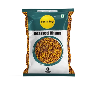 Let's Try Unpolished Roasted Chana (405 g)