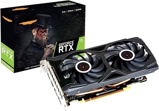 INN03D GeForce RTX 2060 Super Twin X2 8GB GDDR6 Graphics Card (M206S2-08D6-1710VA15L), 256-bit, PCIe 3.0, HDMI/DisplayPort, Ray Tracing, DLSS Support | Pre-Owned