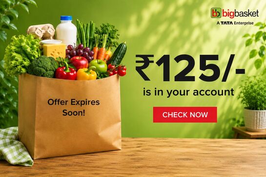 Bigbasket Added ₹125 Free Cash 