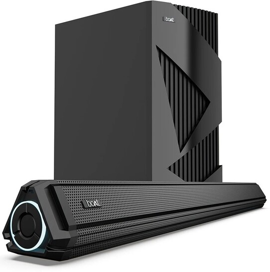 boAt Aavante Bar 1550 Pro 160 W Bluetooth Soundbar (Pebble Black, 2.1 Channel)