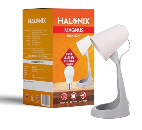Halonix Polycarbonate Magnus Desk Light