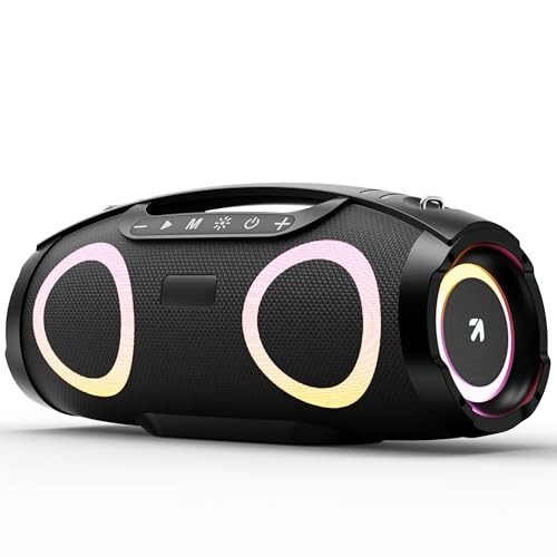 GOBOULT Bassbox Q60 Bluetooth Speaker with 60 Watt BoomX Audio