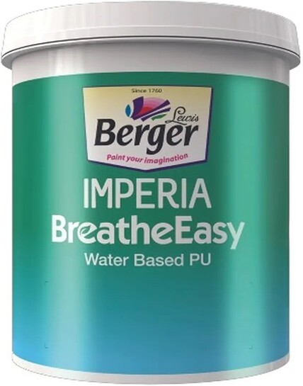 Berger Paint Imperia Breathe Easy Satin Gloss 4 Liter