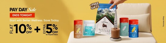 Wellbeing Nutrition - Pay Day Sale Flat 10% Off + 5% Off