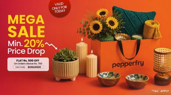 Pepperfry | Cart Offer - 500 off on 750 - Applicable on all products | Free Shipping