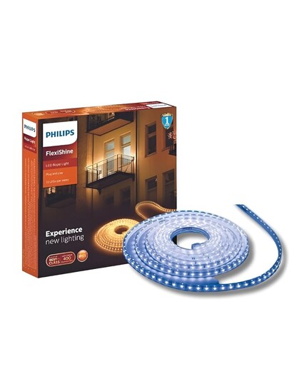 Philips FlexiShine Blue IP65 LED Rope String Lights 5 M - String Lights 