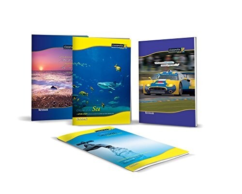 Classmate Notebook - Soft Cover, 120 Pages, 255x205mm, Four Lines with Gap