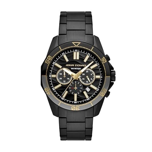 Armani Exchange A|X Dive-Inspired Stainless Steel Watch for Men