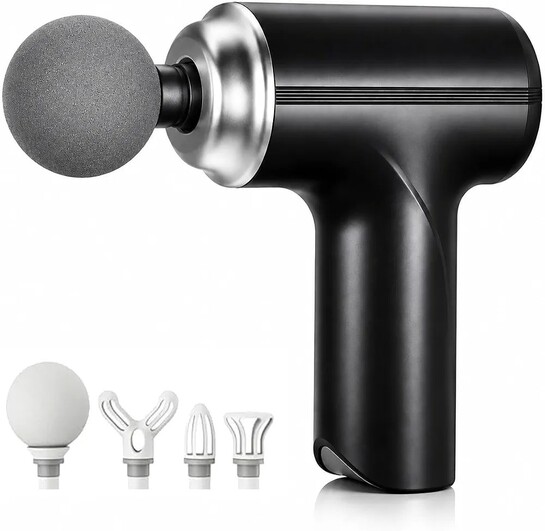 Bouncefit MG-203 Portable Handheld Electric Massage Gun | Body Massager for Pain Relief