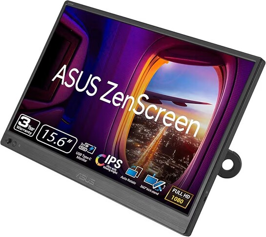 ASUS ZenScreen 16" Portable USB Monitor (MB169CK) |