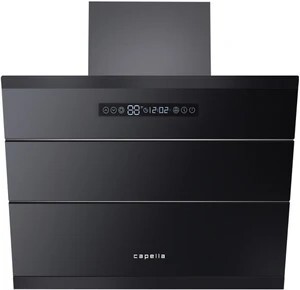 Capella Carlotta 60 1400 CMH 60 cm Auto Clean Chimney (Wall Mounted, Black)