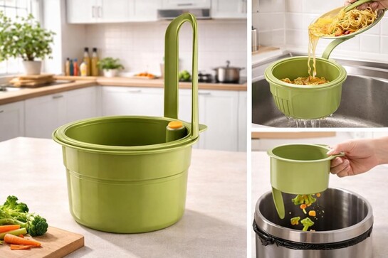 Kitchen Sink Drain Basket, Faucet Hanging Strainer, Sink Strainer Basket