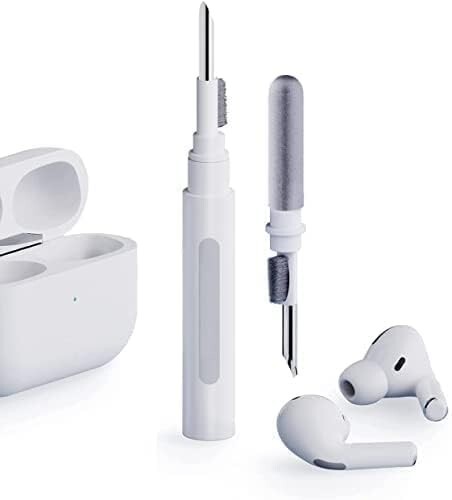 MOQ - 3 | Inefable Cleaning Pen for Airpods, 4-in-1 Soft Brush Cleaning kit for Earpods, Multifunctional Bluetooth Earbuds Cleaning Pen for AirPods Pro,Electronics Cleaner Tools Kit - (Pack of 1, White)