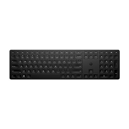 HP 450 Programmable Wireless, Full Size; 3-Zone Layout Keyboard, 2.4 GHz Wireless Connection