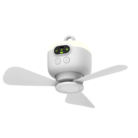 10.6 Inch Portable Camping Fan with Light