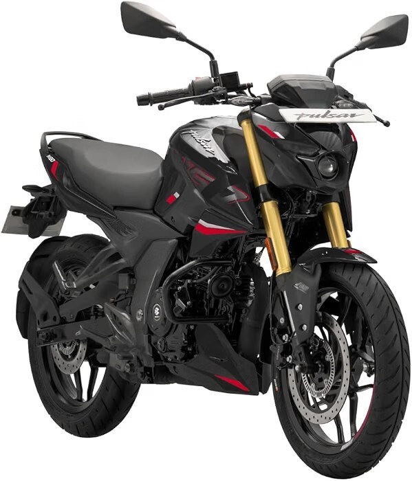 Bajaj Pulsar N160 TD SC ABS USD Single Seat with Ride Modes Brooklyn Charcoal Black Booking for Ex-Showroom Price
