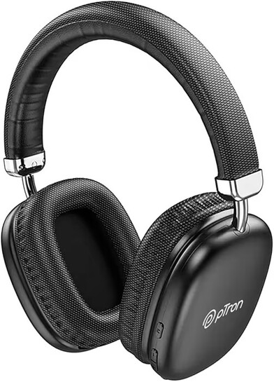 pTron Studio Ultima, 35dB ANC, 70Hrs Playtime, 40mm Driver, Pristine Sound, AI-ENC Calls, BT5.3, Over-Ear Bluetooth Headphones