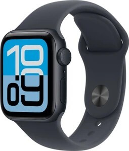 Apple Watch SE 3(2025) GPS 40mm Midnight Aluminium Case Midnight Sport Band - S/M (Midnight Strap, Small/Medium)