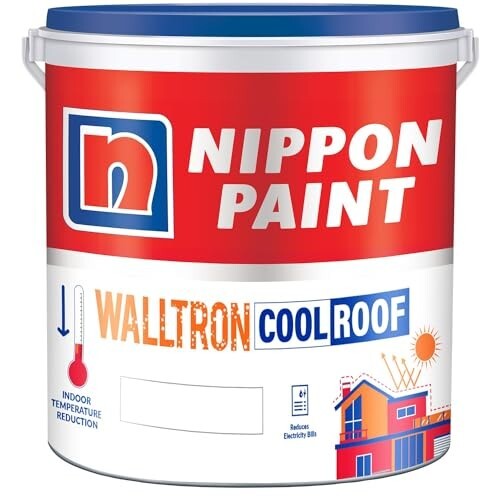Nippon Paint Walltron- Summer Cool Roof | 30% Extra | 13 Kg |10 Litre