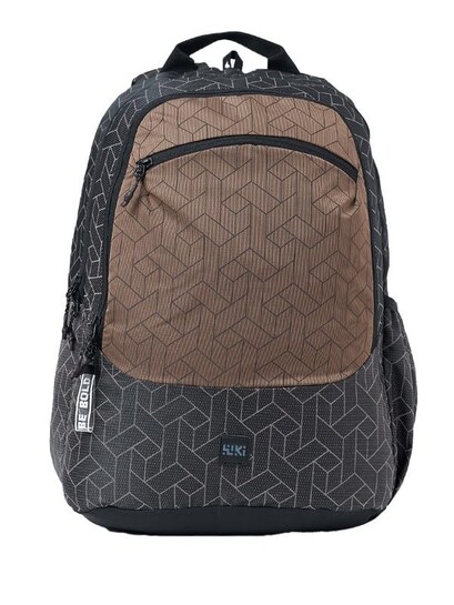 Wiki Stylish Unisex Backpack 2 Durable & Lightweight backpack for Men & Women (31.5 Litre, Black)