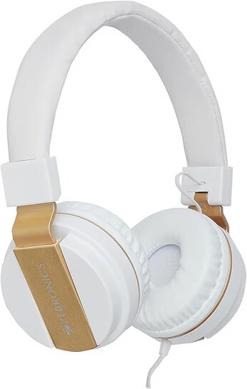 Zebronics Storm Wired On Ear Headphone with 3.5mm Jack, Built-in Microphone for Calling,1.5 Meter Cable