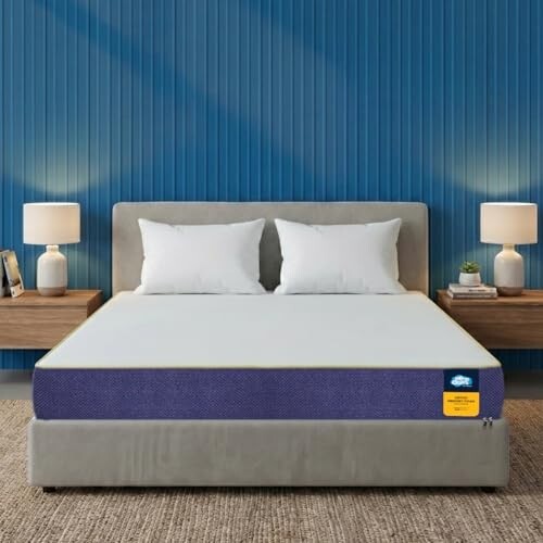 Centuary Mattresses Sleepables 6-Inch King Size Orthopedic Memory Foam Back Support Pressure Relieving Roll Pack High Resilience