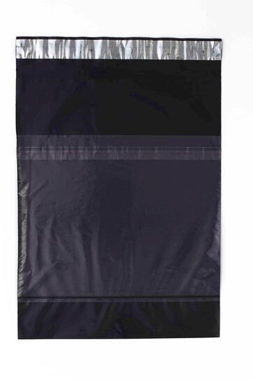 Porpoise Black Tamper Proof Courier Bags 10 x 14 Inch Pack of 1000 