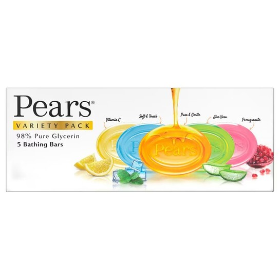 Buy Pears Variety Pack 125 g (Pack of 5) Online at Best Prices in India - JioMart hyperlocal