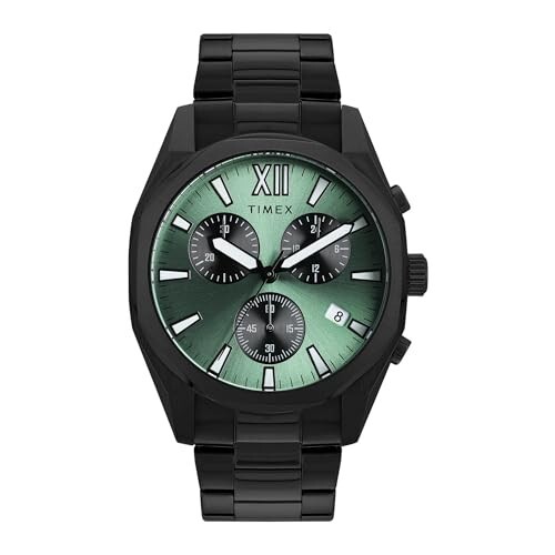 TIMEX Analog Watch for Men Available in Multicolor Dial & Gold Stainless Steel Bracelet Band - Water Resistant Wrist Watches