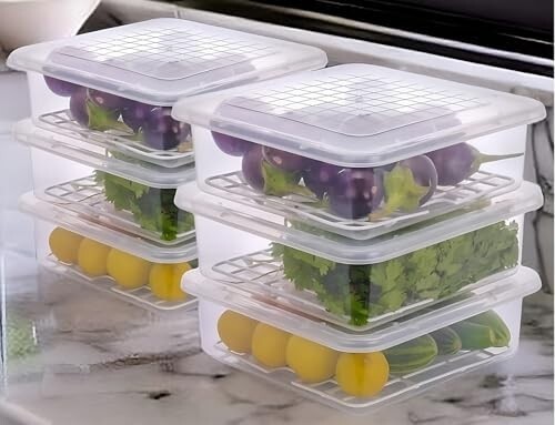 HomeWiz Fridge Storage Containers 2000ml x6