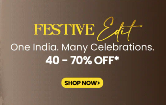 Ajio Festive Edit 40 - 70% Off 