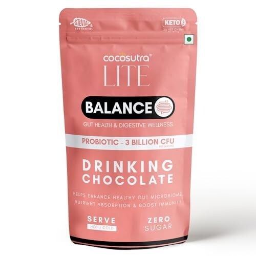 Cocosutra BALANCE Sugar Free Drinking Chocolate Mix | 200 g [₹250 Coupon]