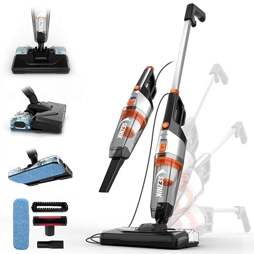 SEZNIK Vacuum Cleaner for House | Floor Mopping & Wet Spills + Dry Vacuuming 200ml Water Tank (SZ-V07)