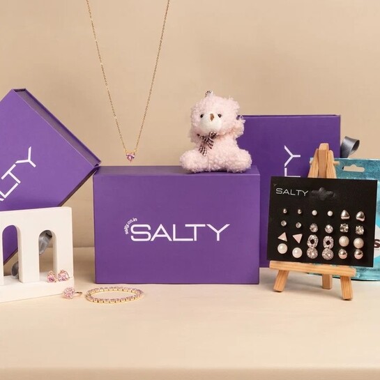 Lavish Lavender Jewellery Gift Box for Her