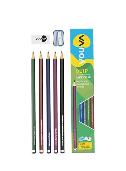 Bigbasket - Buy 1 Get 1 Free ( Quip Pencils With English Quotes )