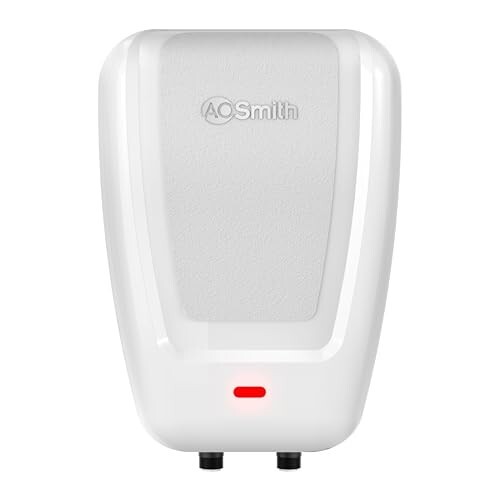 AO Smith EWS Plus Instant Water Heater 3 Litre with 3kW Incoloy Heating Element | 2X Corrosion Resistant Blue Diamond Glass Tank | Instant Geyser for Kitchen & Bathroom | 5-Year Tank Warranty