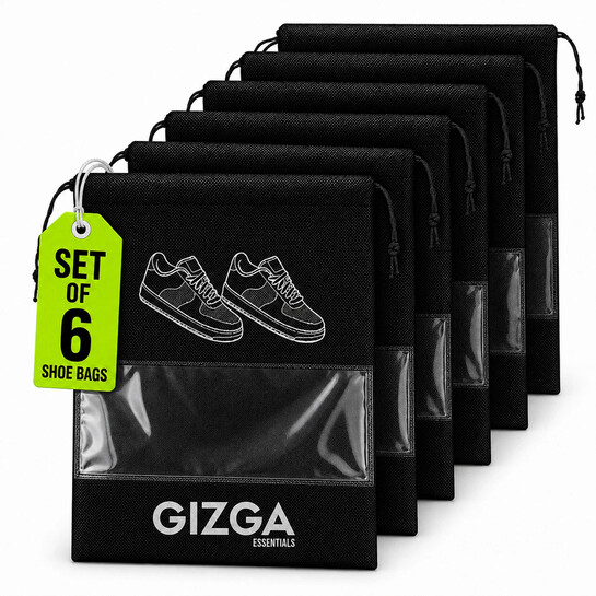  Gizga Essentials Shoe Bags Pack of 6