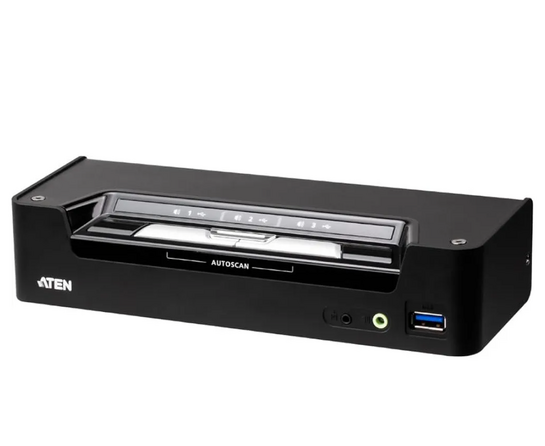 ATEN 3-Port USB-C DP Hybrid KVMP Switch W/in