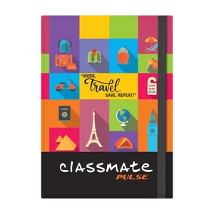 Classmate Pulse Flexi Planner Hard Cover 80 GSM: A5 Journal Unrul...more