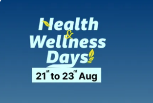 Health & Wellness days up to 50 % off in Health essentials