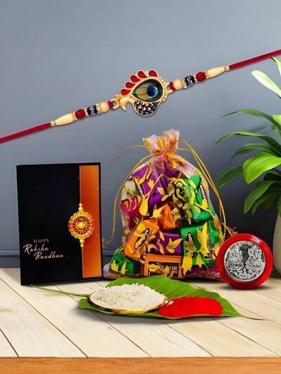 Buy DeoDap Rakhi & Chocolate Gift Set - Assorted Gifts for Unisex 34739761 | Myntra