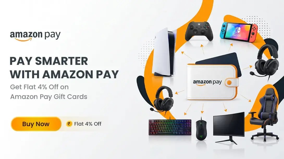 Amazon Pay ₹200 Gift Card @ ₹192 (4% Off)  | Rooter