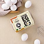 fresho! Premium Large White Eggs - Protein & Vitamin Rich, 6 pcs