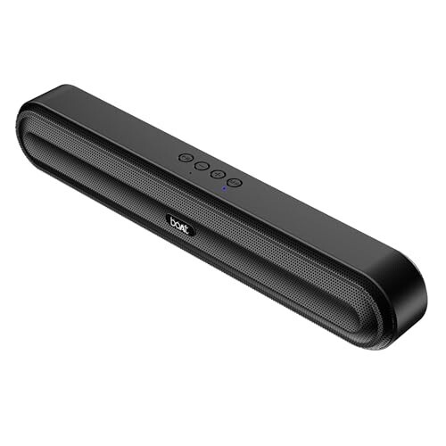 boAt Aavante Bar 490 10W Signature Sound, Dual Full-Range Drivers,Bluetooth Sound Bar, Soundbar Speaker (Classic Black)
