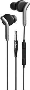 Frontech EF-0081BLK Earphone Deep Bass HD Audio | 3.5mm | For Call & Music Wired Headset Wired Headset (Black, In the Ear)