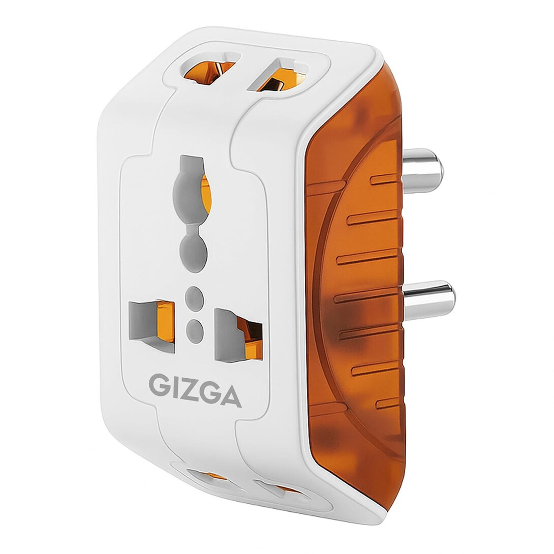  Gizga Essentials 3-Pin Multi Plug Socket @ ₹89 Only | 55% OFF on ₹199 MRP!