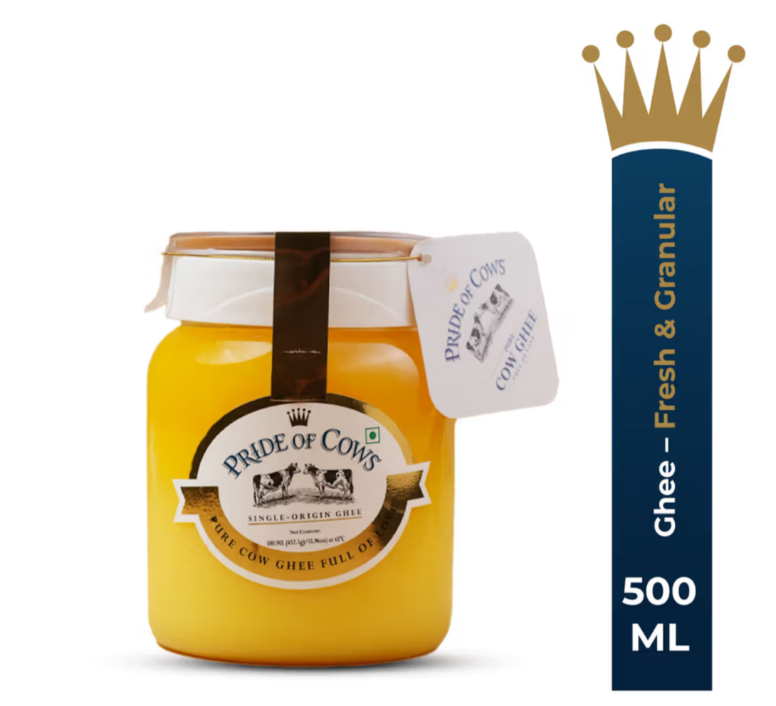 Zepto - Pride Of Cows Pure Cow Ghee | Single Origin Jar 500ml(location specific)