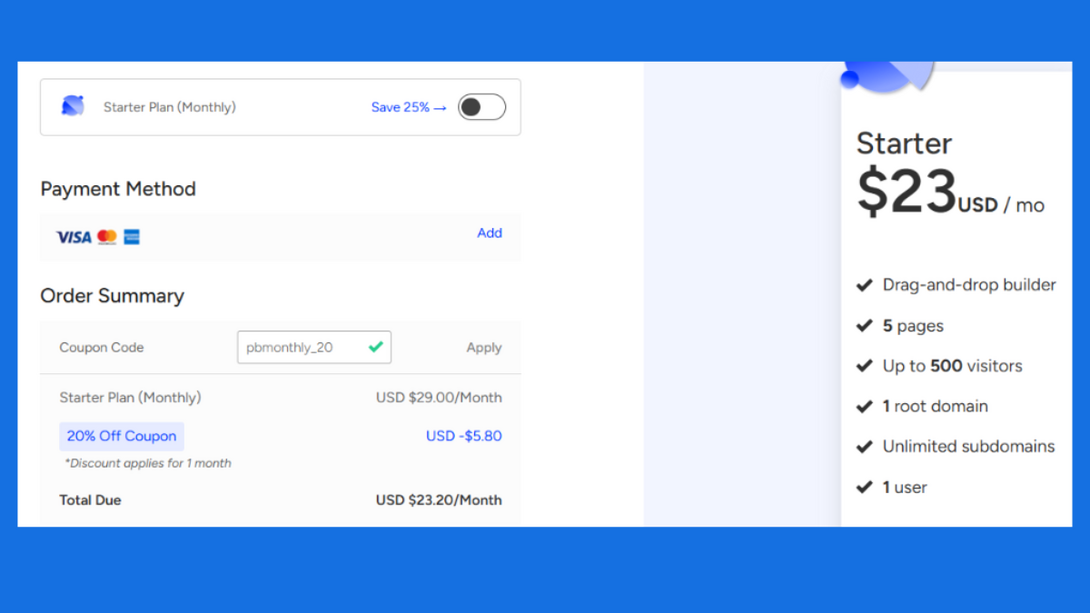 Unbounce coupon code