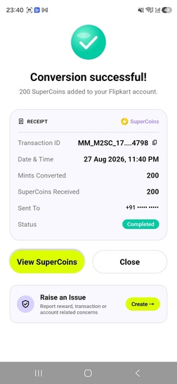 [Loot] Easy ₹140 Amazon Voucher / 70 Accor Points via MyMints, SuperCoins & Maximize Trick